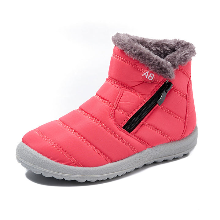 Bottes d'hiver pour femmes rembourrées avec fermeture éclair latérale Lune London