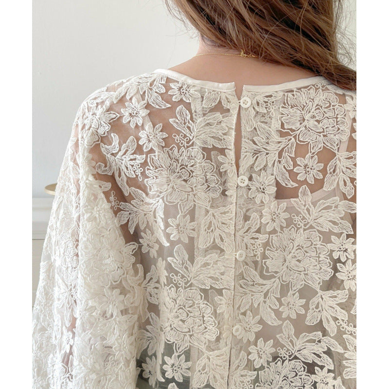 Lune London Floral Lace Blouse for Women