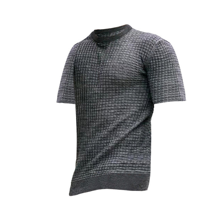 Short Sleeve Performance T-Shirt for Men with Structured Design Lune London