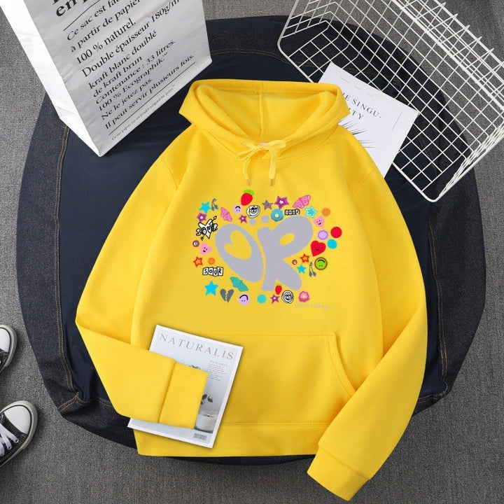 Women's Hoodie with Creative Graphic Design Chic & Stil