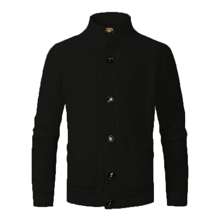 Chic cardigan for men with high collar and button details Lune London