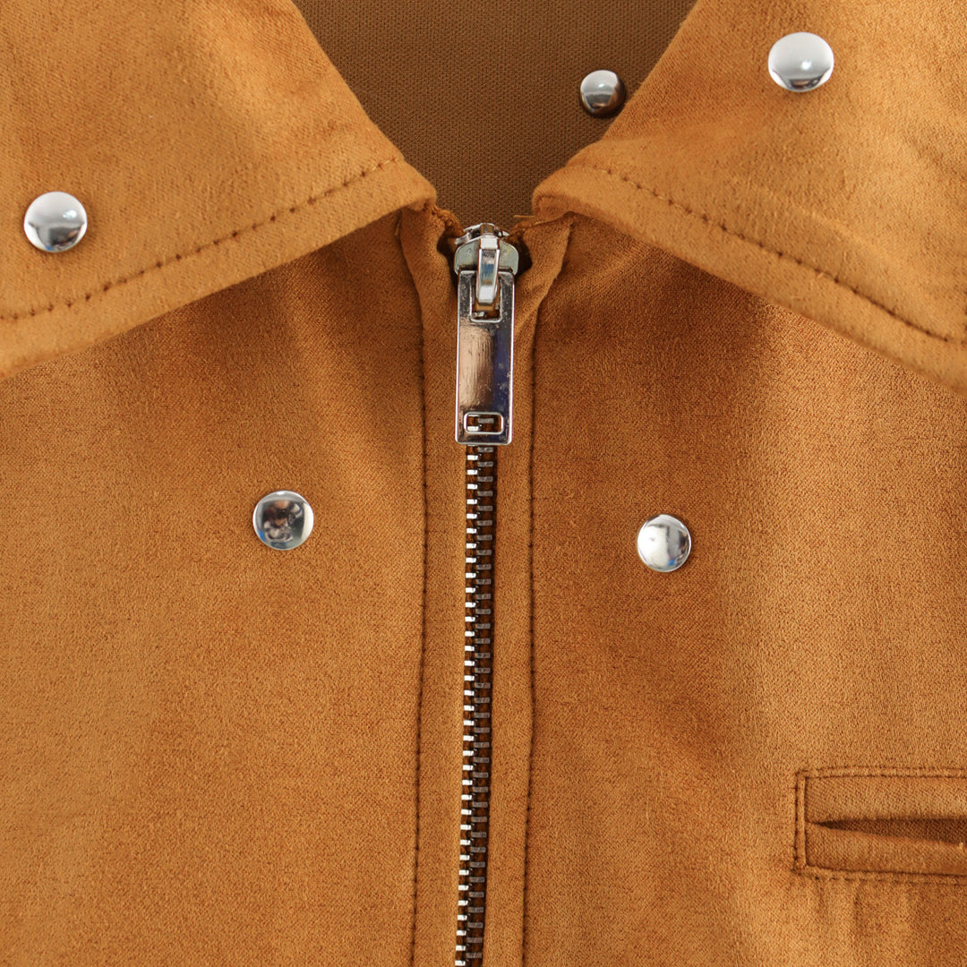 Ladies fashion oversized jacket with decorative studs Lune London