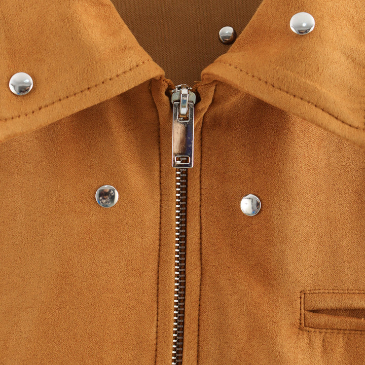Ladies fashion oversized jacket with decorative studs Lune London