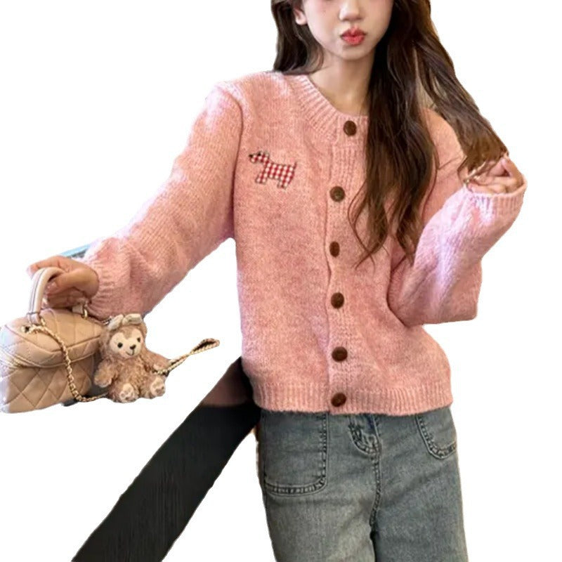 Ladies Casual Knitted Vest with Button Detail Lune London