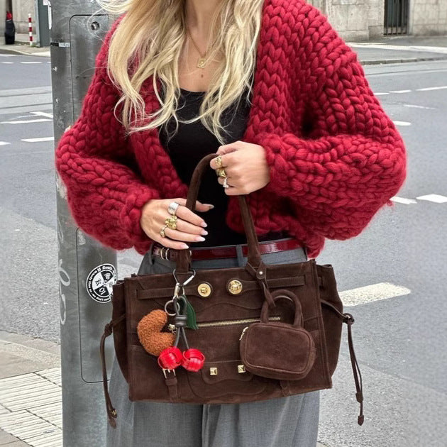 Women's oversized cardigan with voluminous sleeves Lune London