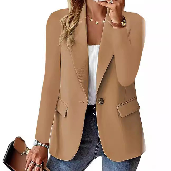 Ladies Elegant Business Blazer with Chic Structure and Style