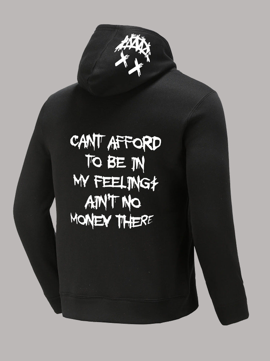 Hoodie for women with eye-catching graphic print and impressive slogan Lune London