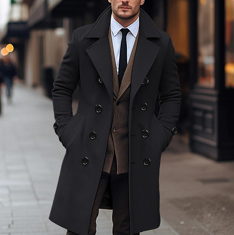 Lune London double wool coat for men