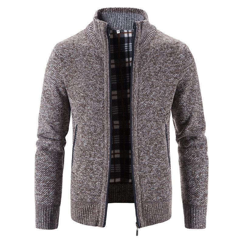 Men's Cardigan with Innovative Heat-Insulating Inner Lining Lune London