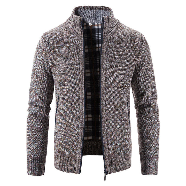 Men's Cardigan with Innovative Heat-Insulating Inner Lining Lune London