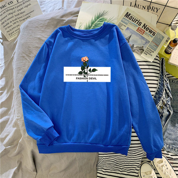 Women’s sweatshirt with floral motif Chic & Stil