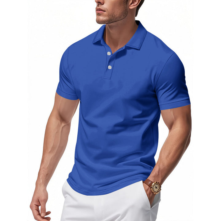 Men's high-quality short sleeve polo with moisture-wicking technology Lune London