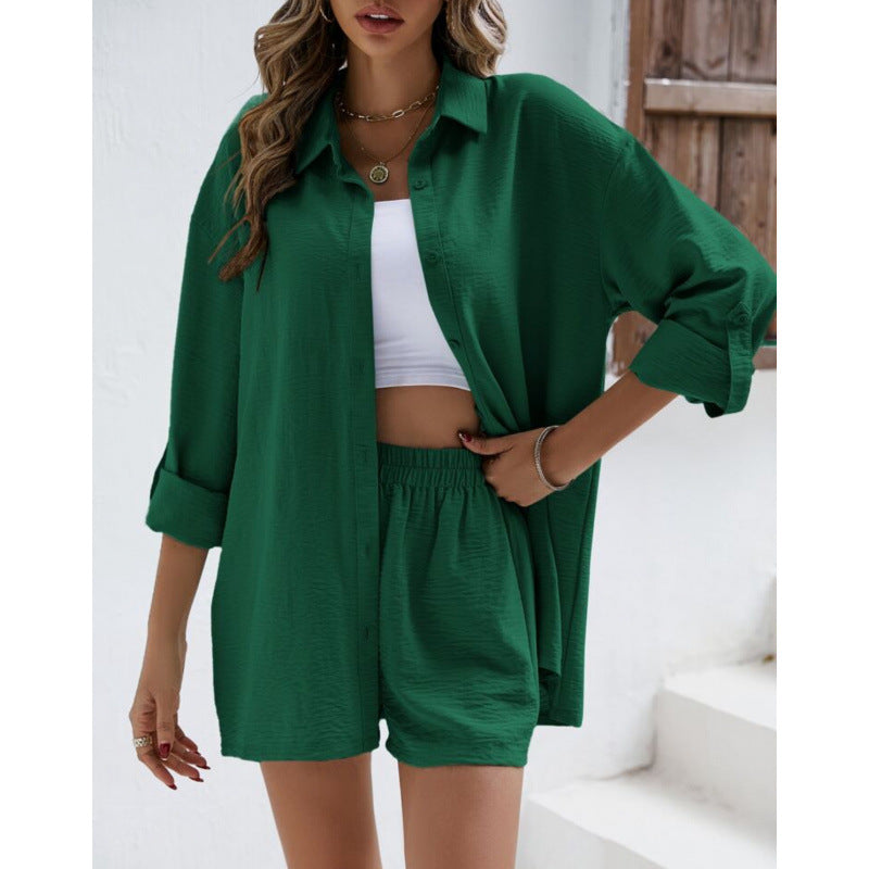 Lune London casual top and shorts set for women