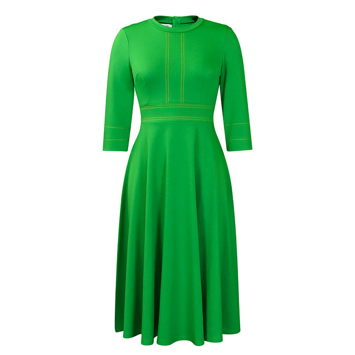 Elegant dress for women with decorative seams Lune London
