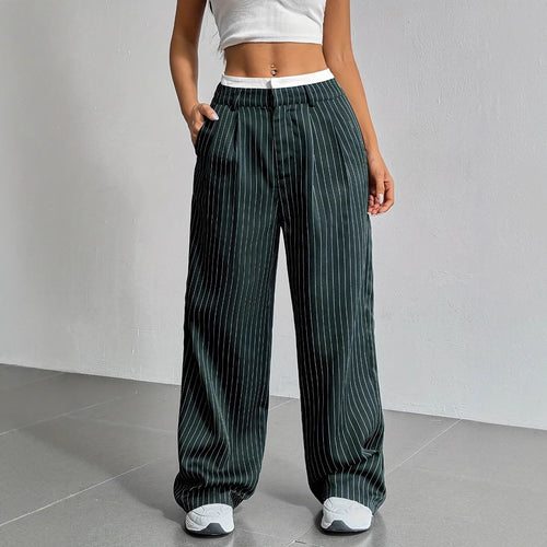 Ladies high waist disc pants Lune London