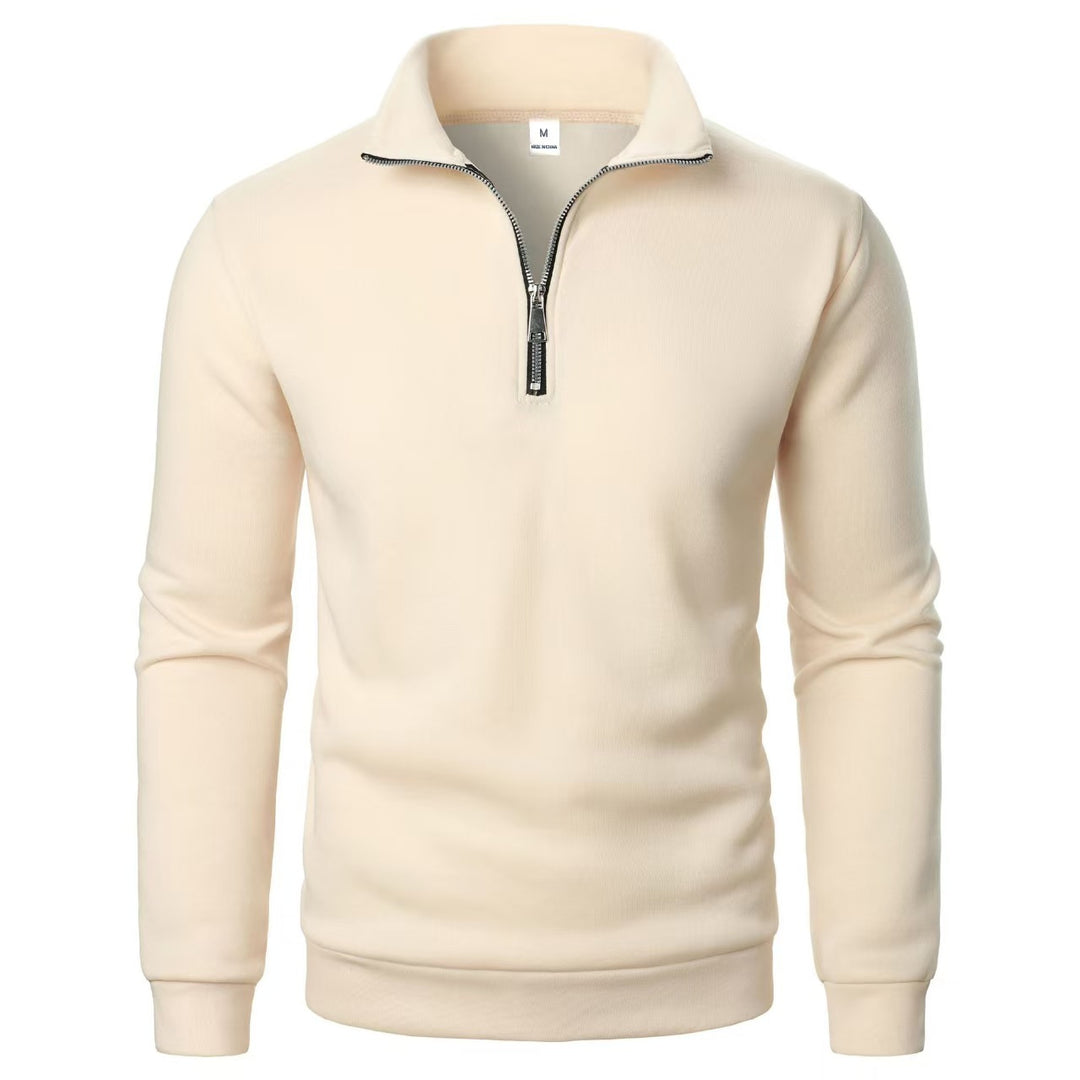 Men's sweatshirt with zipper and modern stand-up collar Chic & Stil