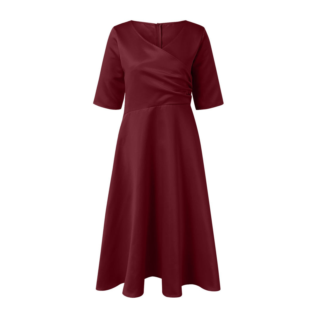 Flattering A-line wrap dress for women Lune London