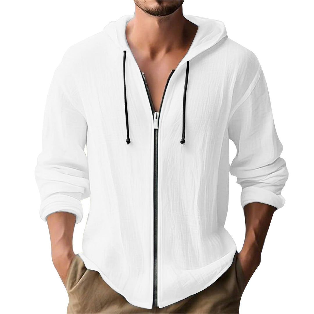 Men's Casual Hoodie Jacket with Zipper Lune London