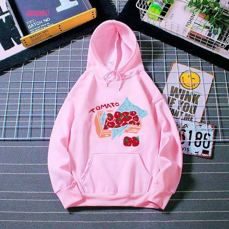 Women's hoodie with creative vegetable motif Chic & Stil