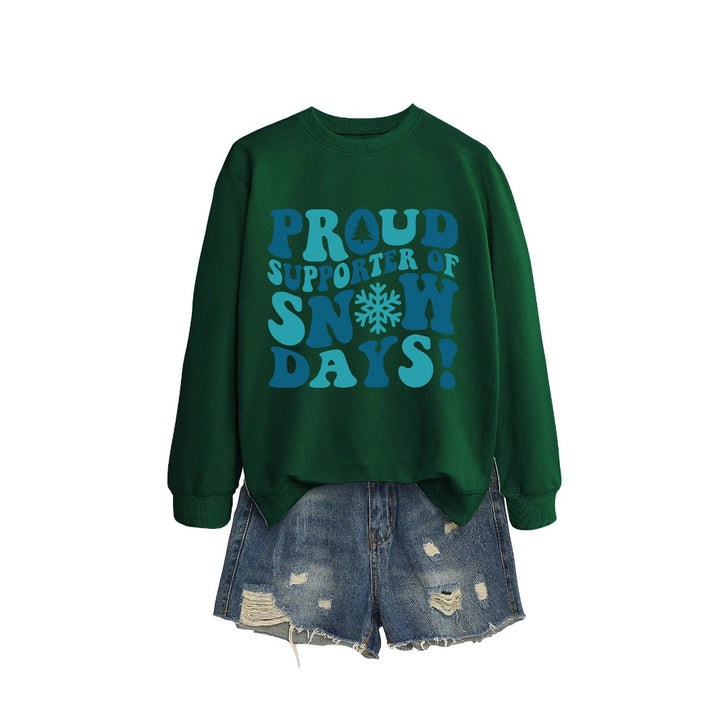 Sweatshirt femme avec imprimé créatif et coupe décontractée Chic & Stil