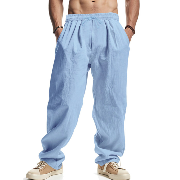 Air leisure pants for men with elastic waistband and practical pockets Lune London