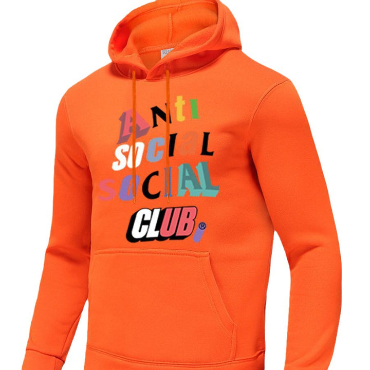 Hooded sweatshirt for men with modern print and comfortable fit Lune London