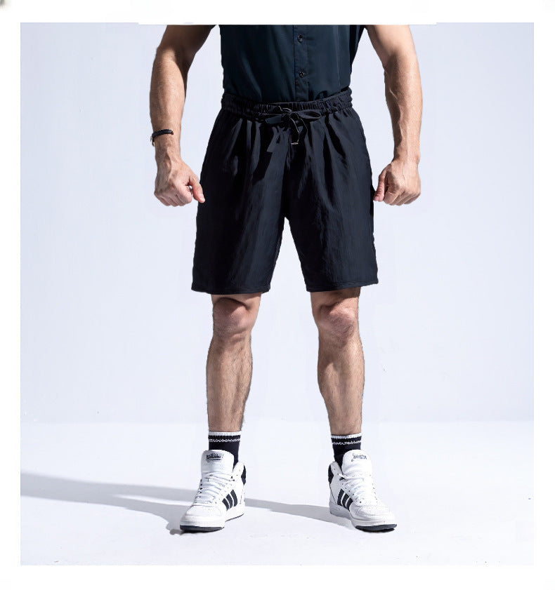 Men's sporty leisure pants with elastic waistband and practical side pockets Lune London