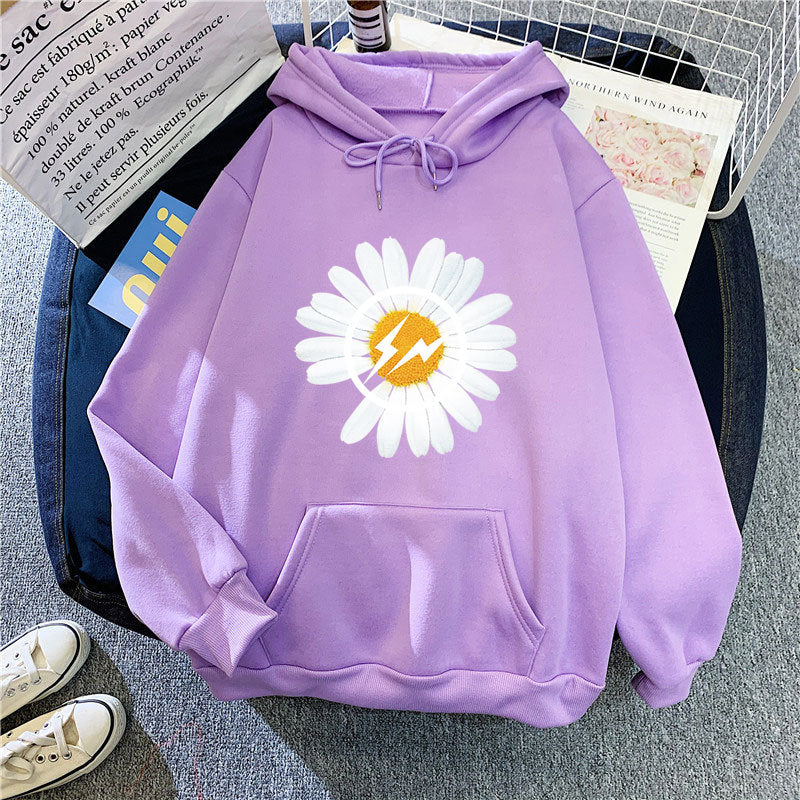 Women's hoodie with floral design Chic & Stil