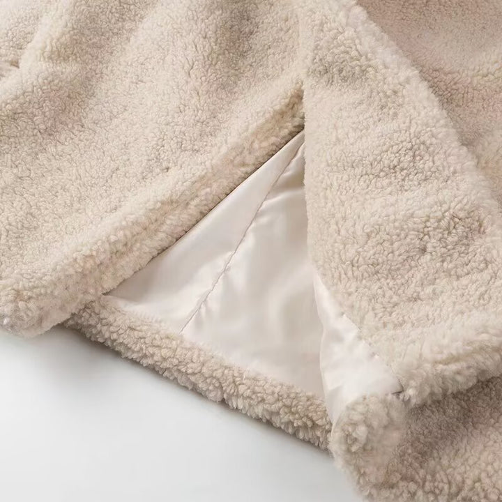 Ladies cozy teddy jacket Lune London