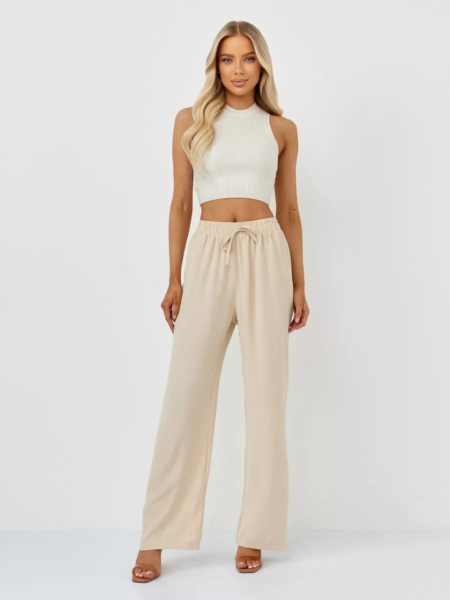 Women Comfortable and Casual Loose Jersey Pants Chic & Stil