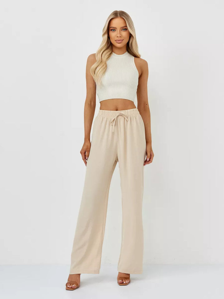 Women Comfortable and Casual Loose Jersey Pants Chic & Stil