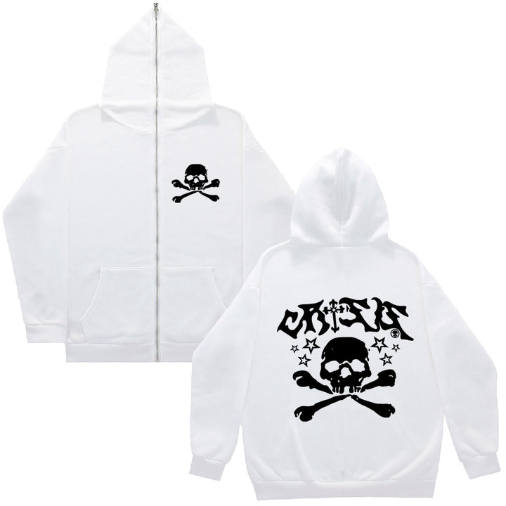 Lady hoodie with creative skull design Lune London