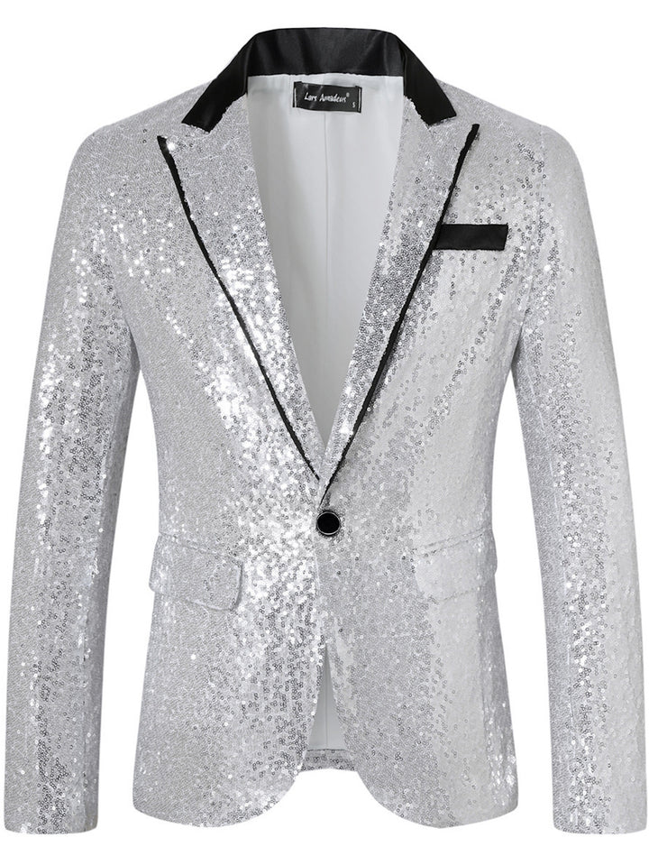 Man Blazer sequins glamour Lune London