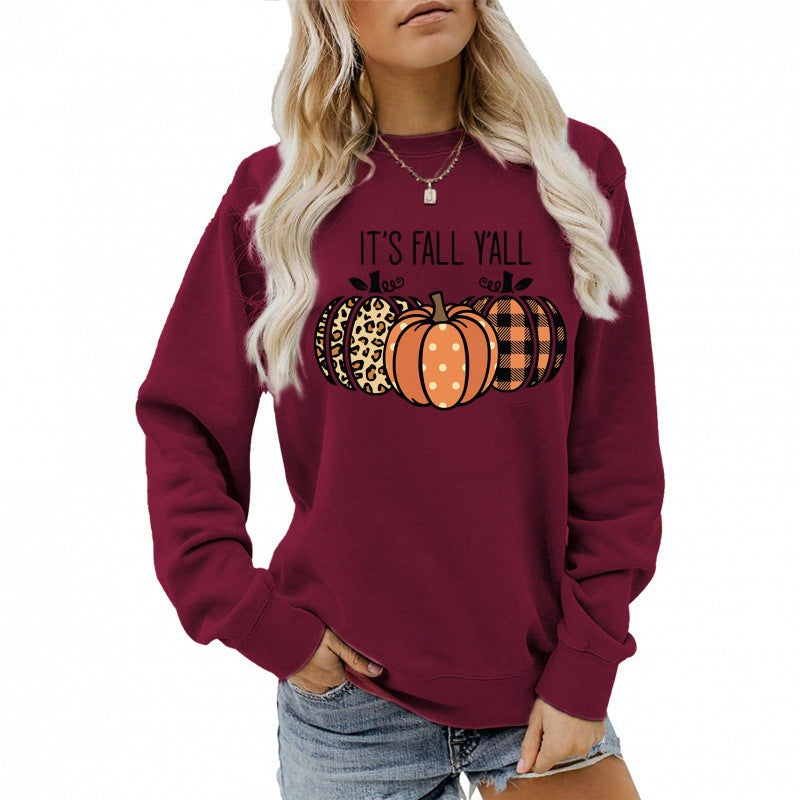 Women’s sweatshirt with playful autumn motif and comfortable fit Lune London