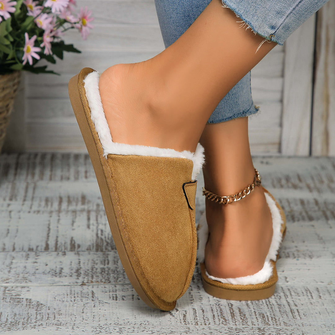 Slippers for ladies with cozy lining and non-slip sole Lune London