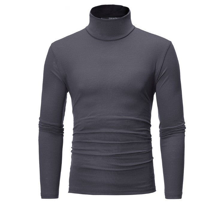 Elegant turtleneck sweater for men in comfortable stretch material Lune London