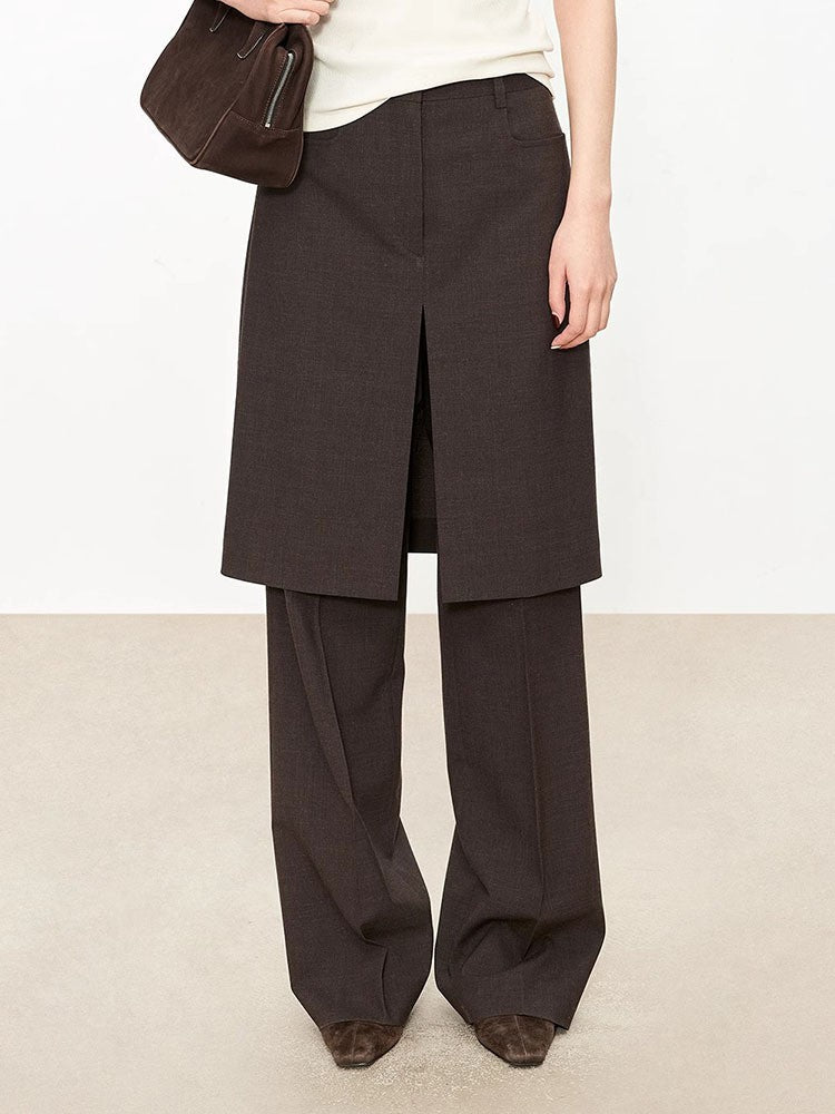 Pantalons de costume larges élégants pour femmes avec design innovant Chic & Stil