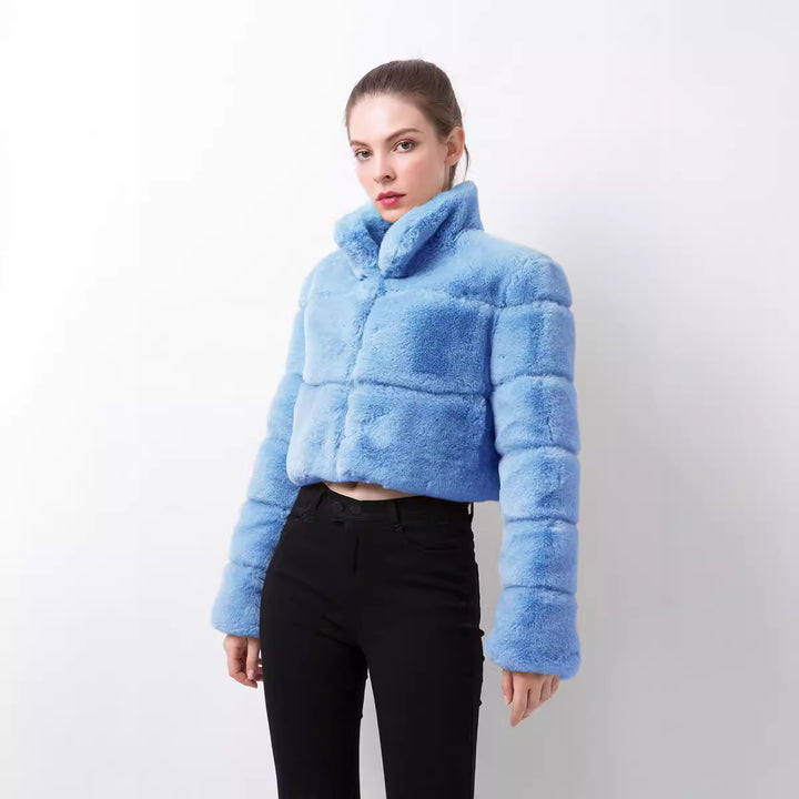 Short Faux Fur Jacket for Women Lune London