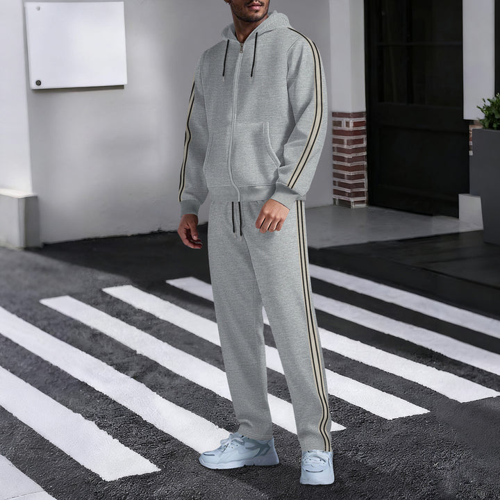 Men's hoodie sports set with side stripes Lune London