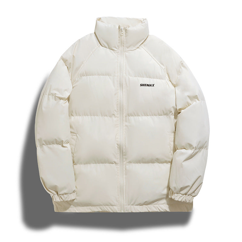 Insulated quilted jacket for women with high collar and structured quilting pattern Lune London