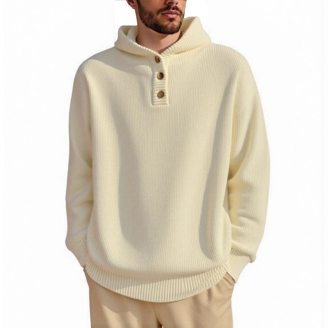 Men's hoodie with embossed pattern Lune London