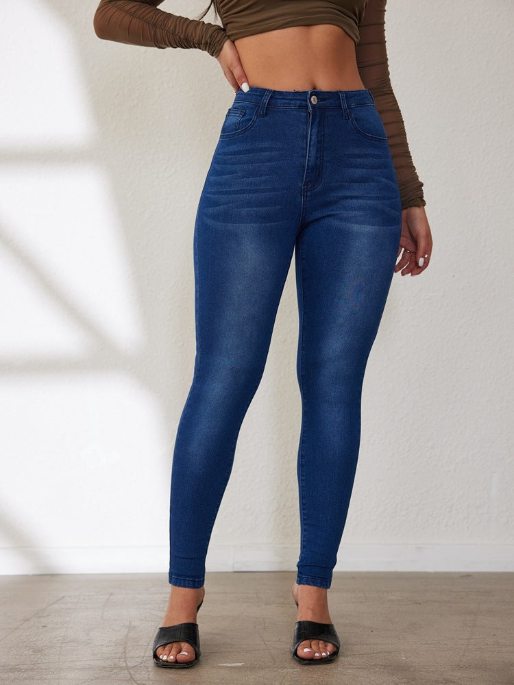 High-waisted skinny jeans for women with a fitted cut Lune London