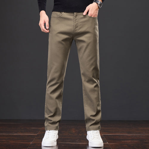 Casual chino pants for men with elastic waist and modern details Lune London