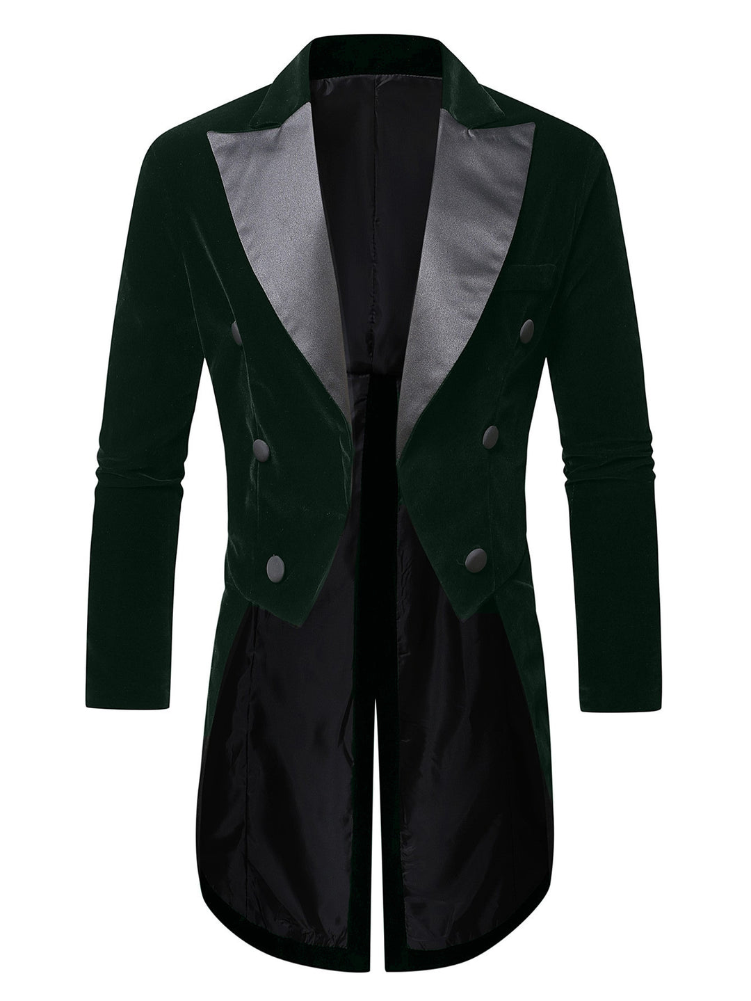 Lune London elegant double-breasted velvet jacket for men