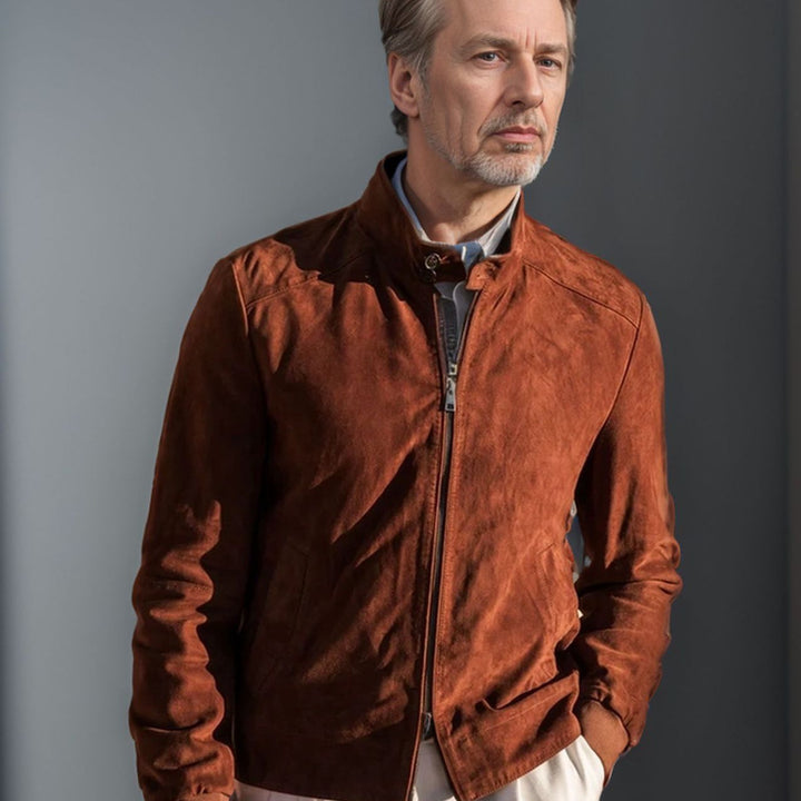 Elegant and casual suede jacket for men Lune London