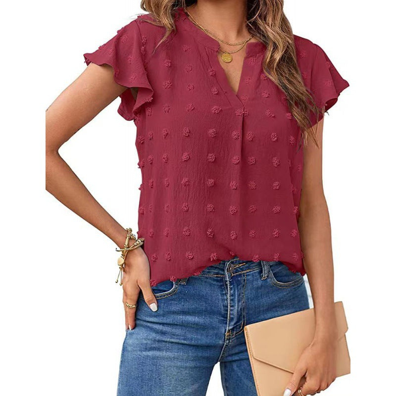 Women's blouse with flared sleeves Lune London