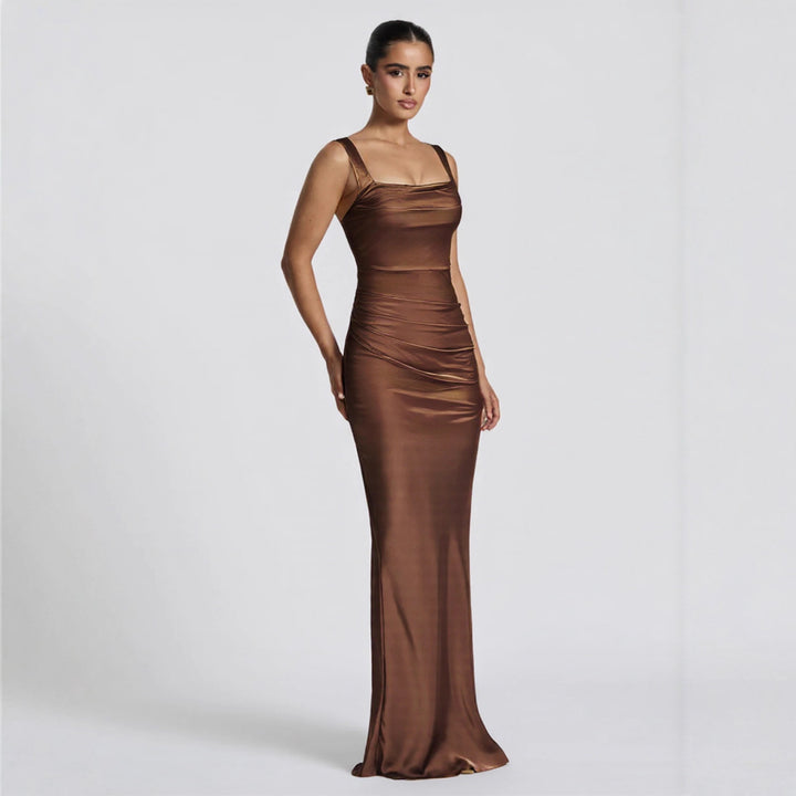 Women's Long Sleeve Evening Dress Lune London