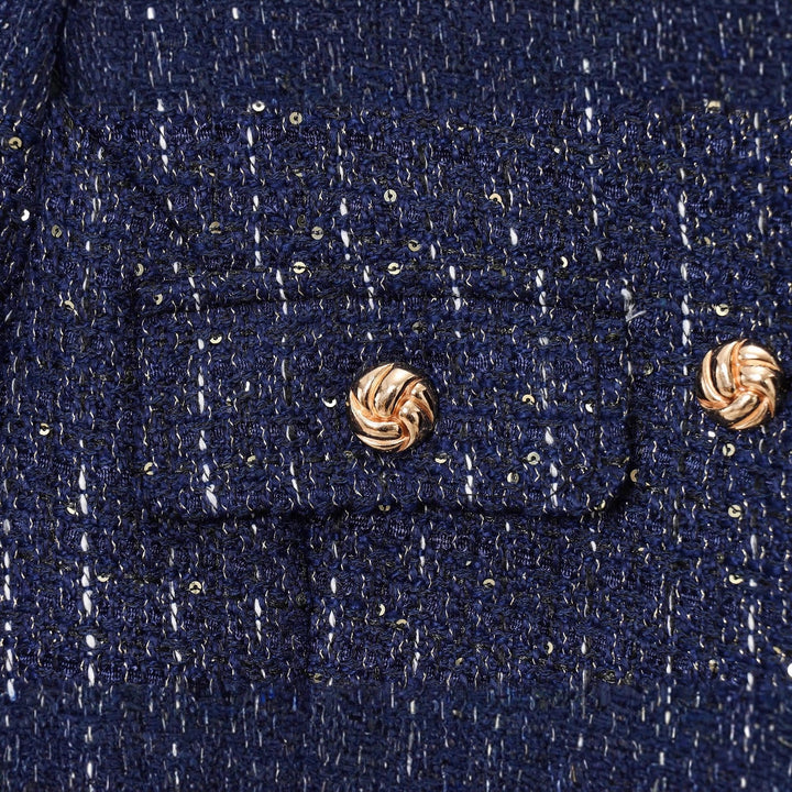 Elegant tweed jacket for women with button details and tailored fit Lune London