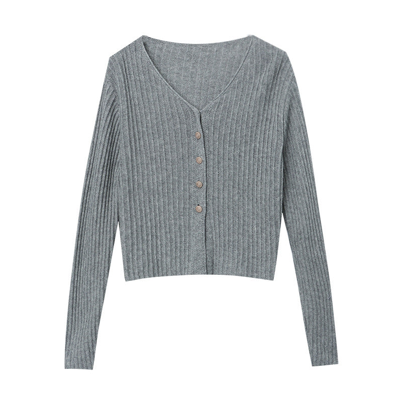 Women's Casual Cardigan with Button Closure Chic & Stil