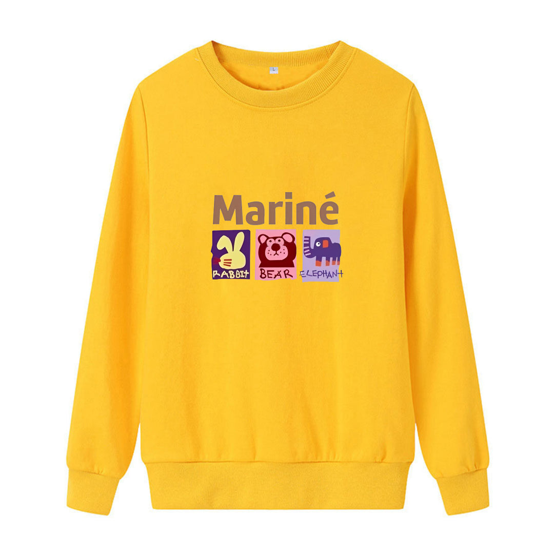 Women's cozy sweatshirt with animal motifs Chic & Stil